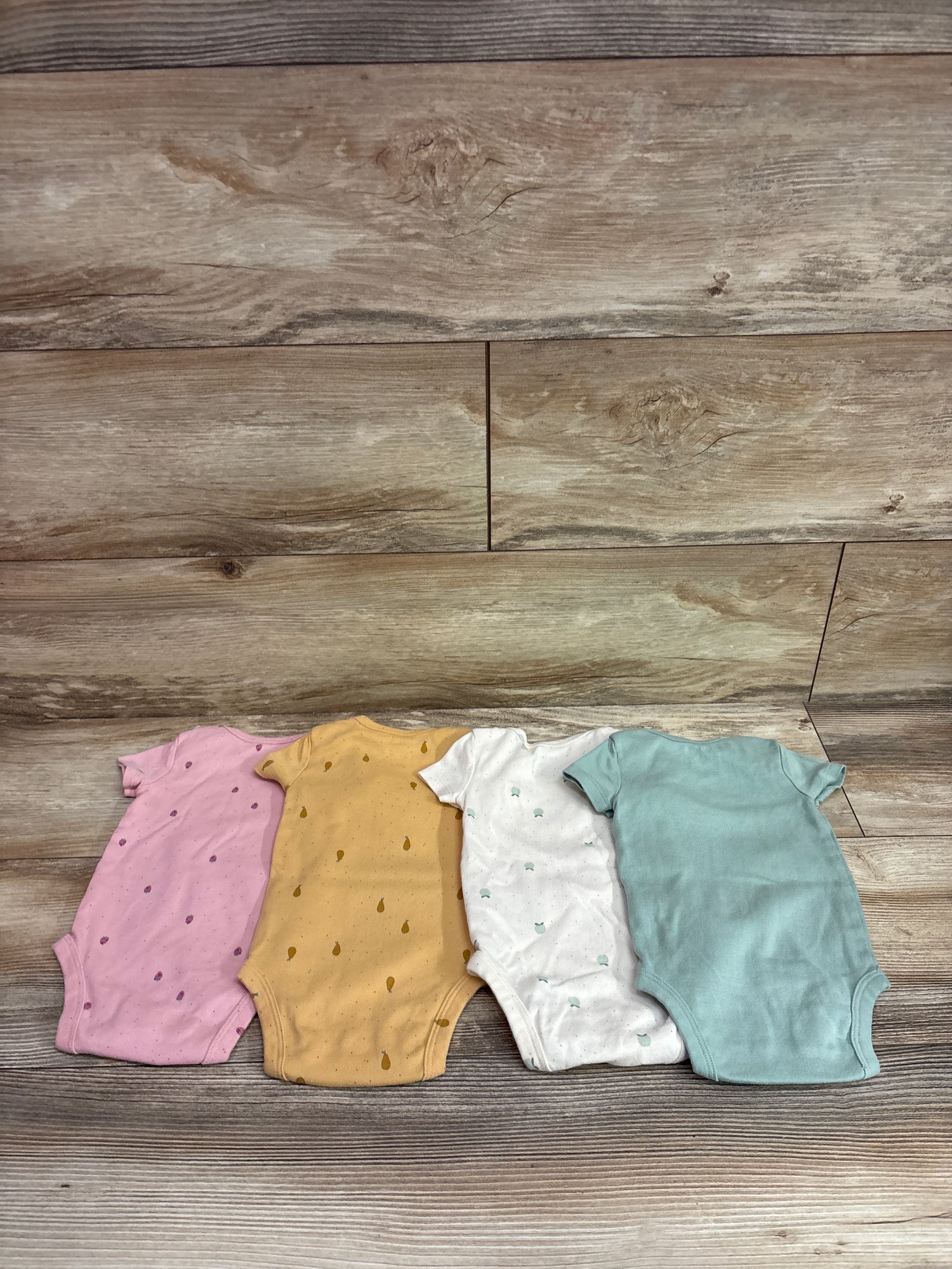 Carter's 4pk Bodysuit Set Green sz 3m