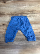 H&M Drawstring Car Print Pants Blue sz 4-6m - Me n Mommy To Be