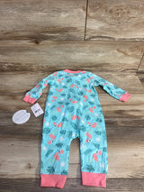 NEW Koala Baby Flamingo Sleeper Blue sz 6-9m