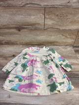 NEW Tiny Tribe World Tour All-in-One Long Sleeve Dress Ivory sz 3T