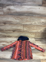 NEW Old Navy Button-Front Hooded Shacket Red sz 5T
