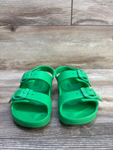 Cat & Jack Ade Blown EVA Sandals Green sz 9c