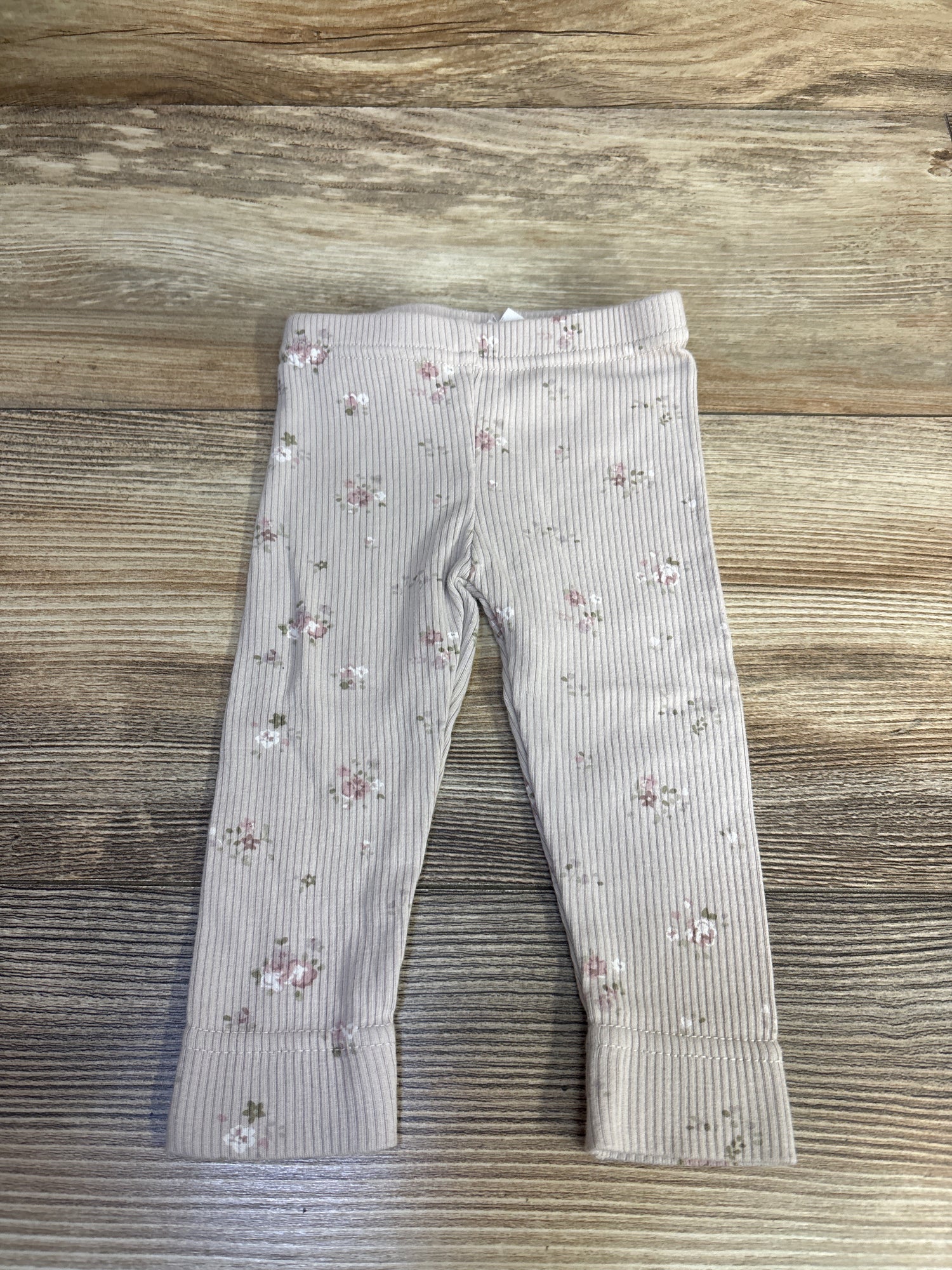 Jamie Kay Ribbed Floral Leggings Lilac sz Newborn