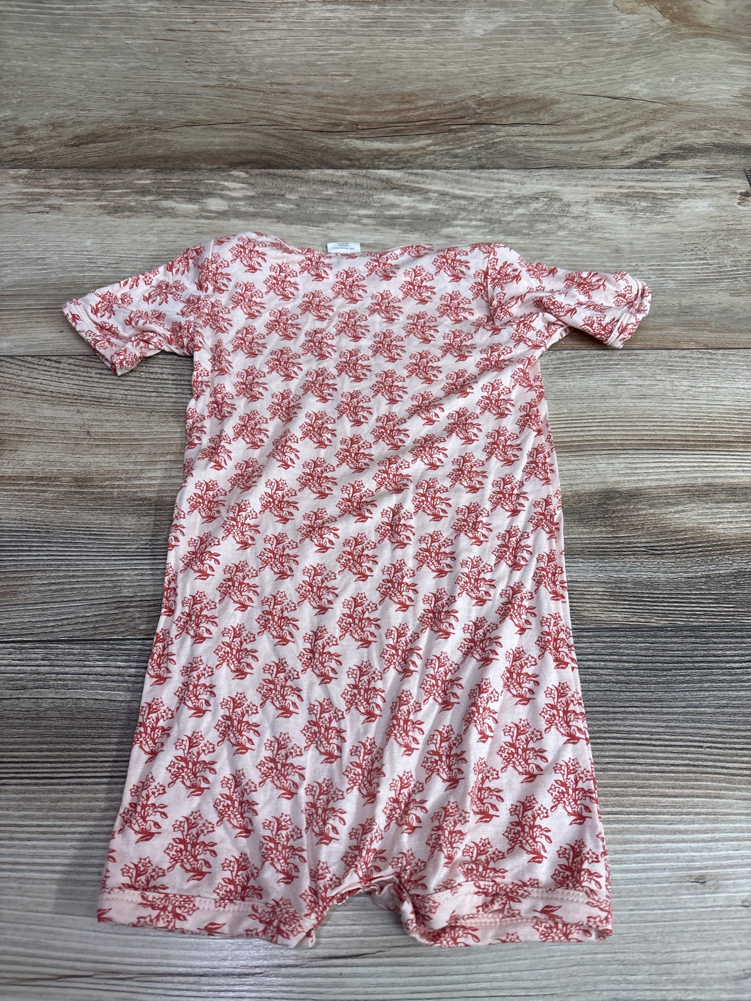 Kate Quinn Bamboo Shortie Romper Pink sz 6-12m