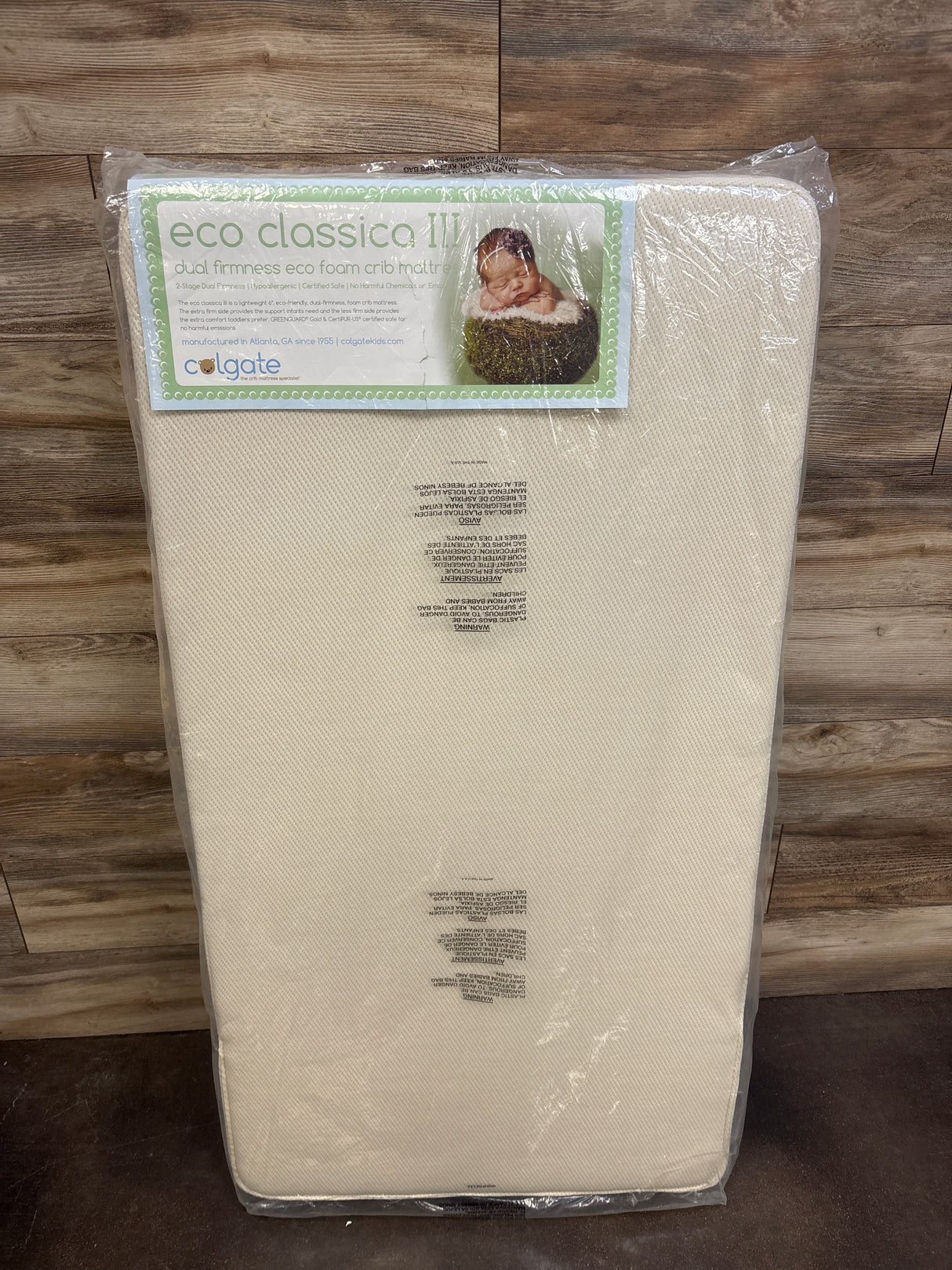 NEW Colgate Infant & Toddler Mattress Eco Classica III