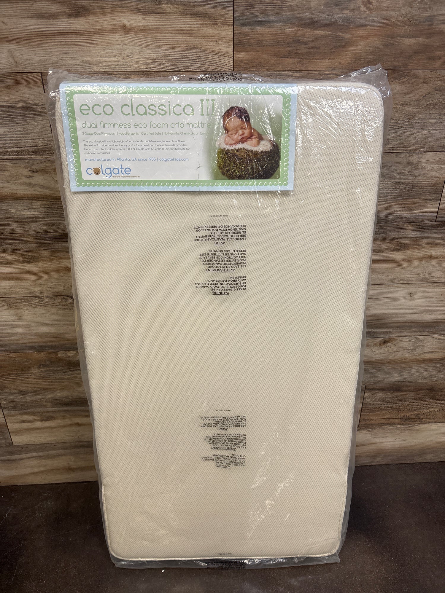 NEW Colgate Infant & Toddler Mattress Eco Classica III