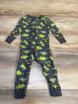 Old Navy Dinosaur Print Sleeper Grey sz 18-24m