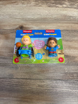 NEW Fisher Price Little People 2pk Friends