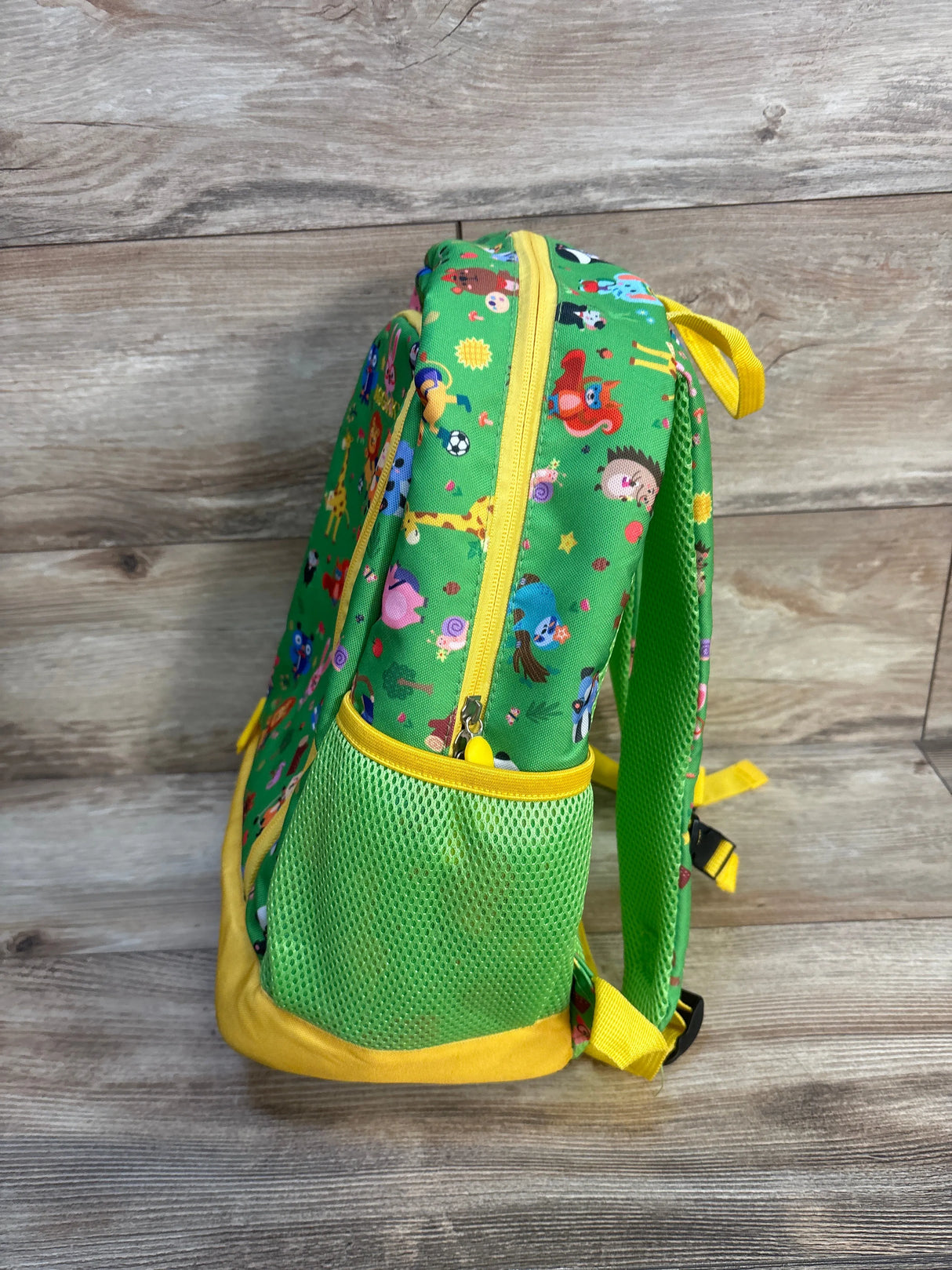 AGGKKY Kids Backpack - Animal Print Green