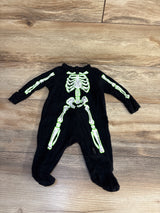 Old Navy Skeleton Sleeper Black sz 0-3m