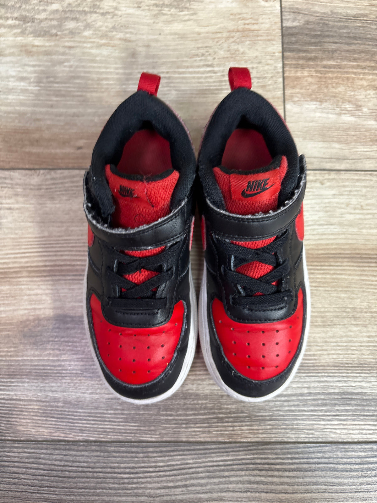 Nike Court Borough Low 2 TDV 'Bred' Sneakers sz 10c