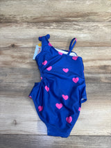 NEW Cat & Jack 1pc Cut-Out Swimsuit Blue sz 2T