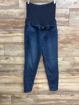 a:glow Maternity Full Panel Jeggings Blue sz Medium (8)