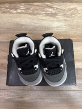 NEW Air Jordan 4 Retro TD 'Fear' Sneakers sz 4c