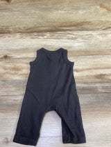 Carter's Ribbed Henley Sleeveless Jumpsuit Grey sz Newborn