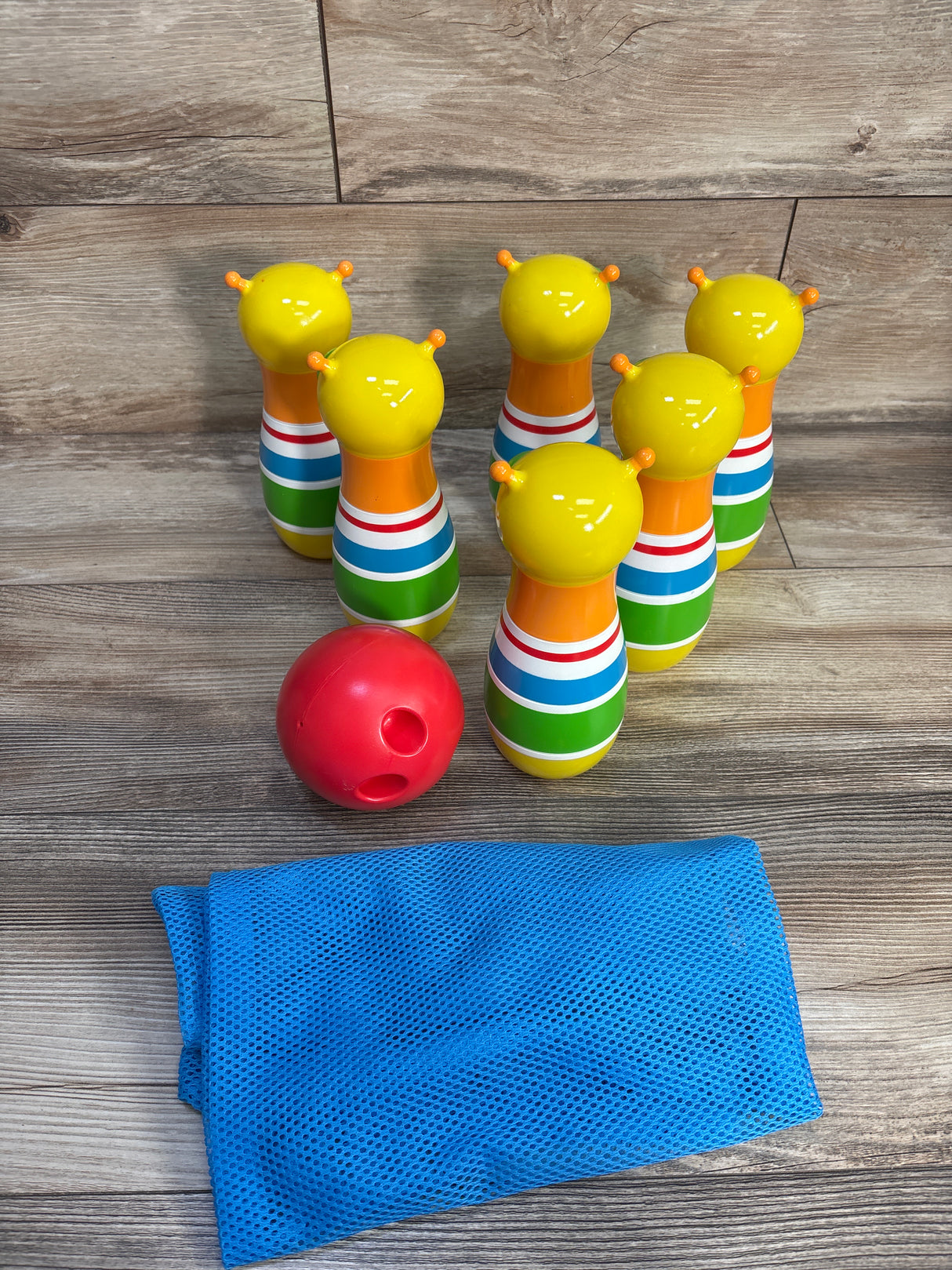 Melissa & Doug Rainbow Caterpillar Bowling Set