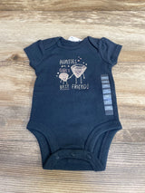 NEW Carters Aunties Are A Girls Bestfriend Bodysuit Navy sz Newborn