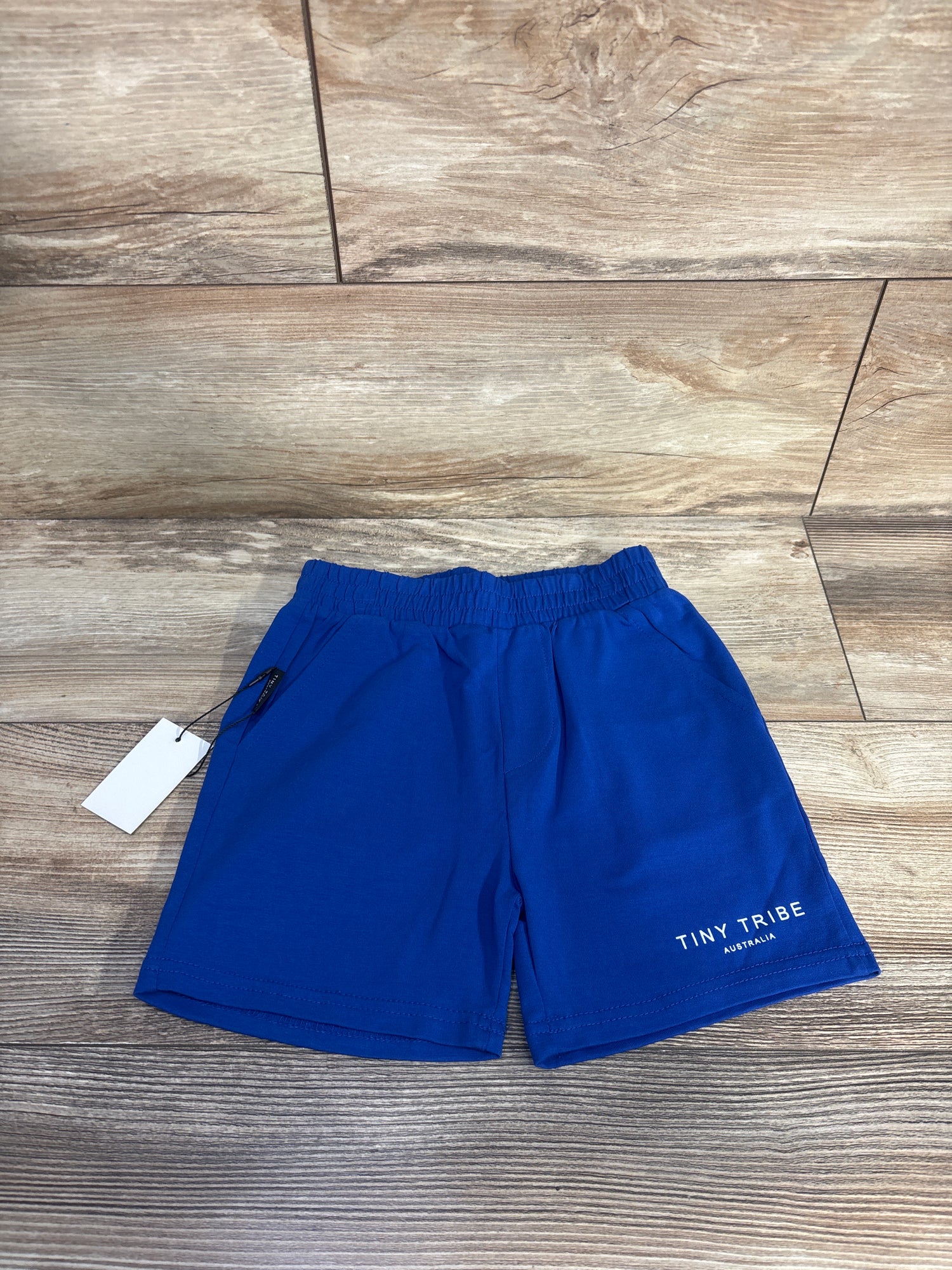 NEW Tiny Tribe Pull-On Shorts Blue sz 4T