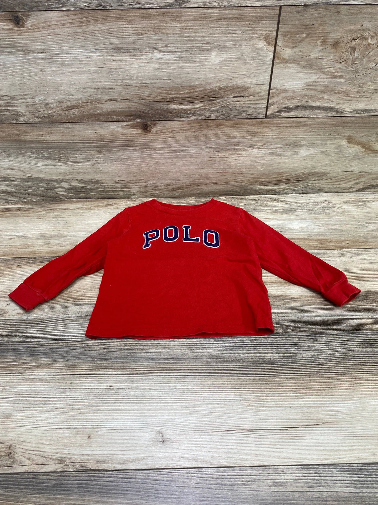 Ralph Lauren Logo Shirt Red sz 24m