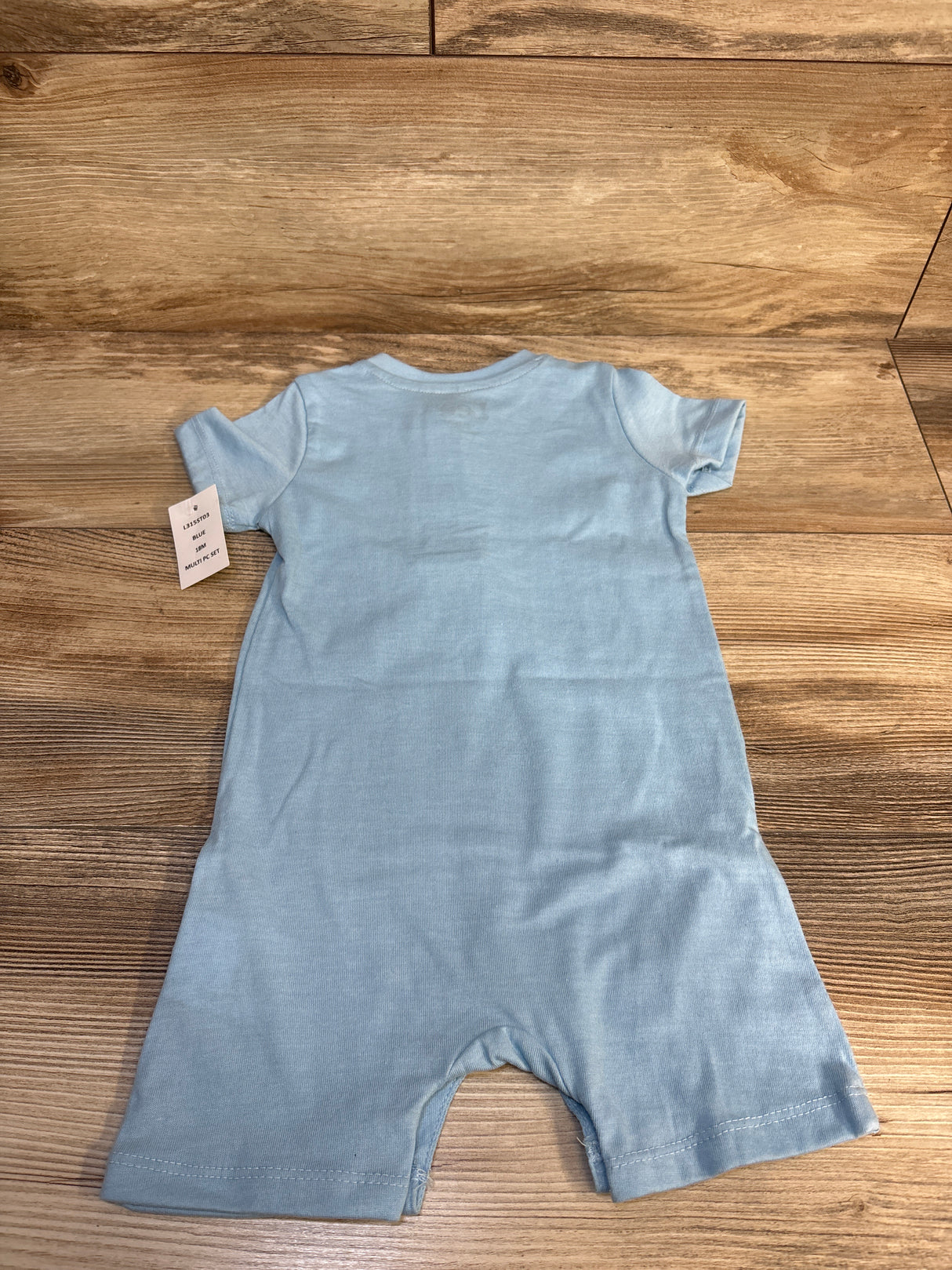NEW Lee Henley Knit Romper Light Blue sz 18m