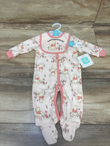NEW Disney Baby 2pc Winnie The Pooh Snap Sleeper & Bib Set Pink sz 0/3m
