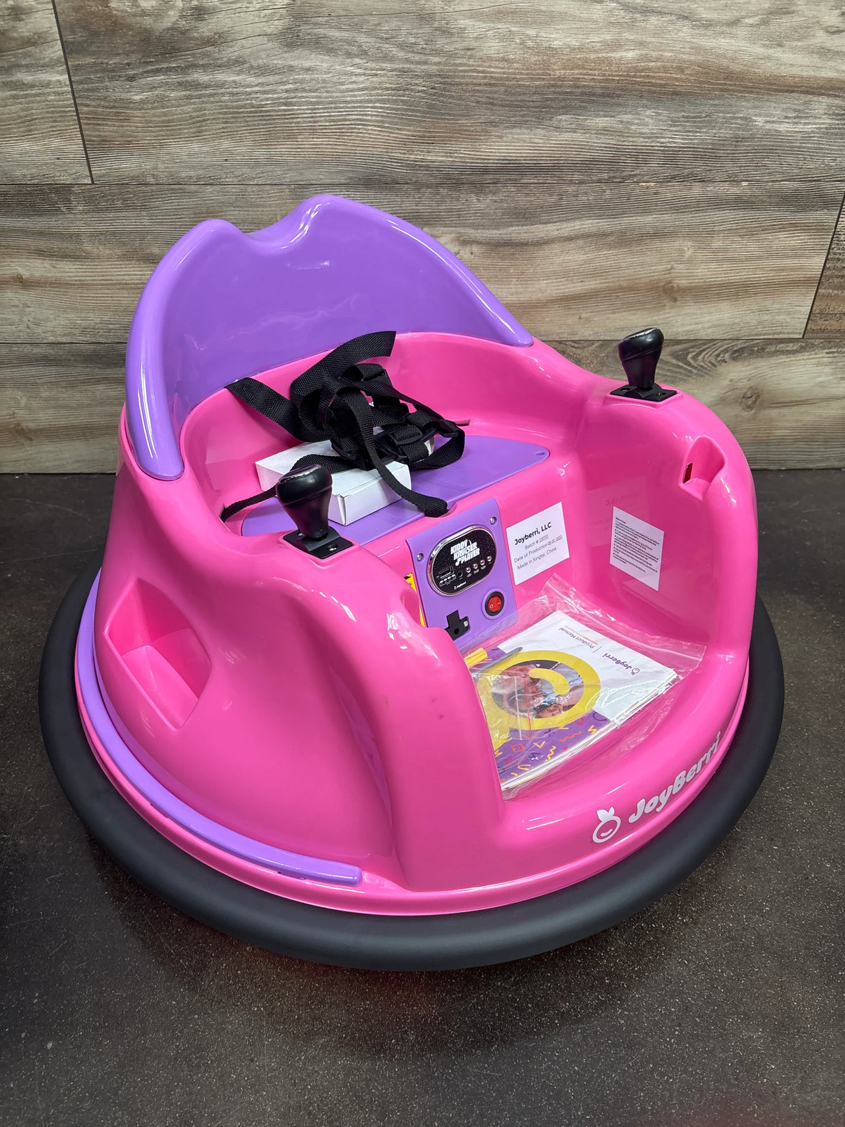 NEW JoyBerri Kiddy Kruiser 6V Bumper Car, Pink
