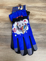 NEW ThermaWear Kid's Unicorn Winter Ski Gloves Blue