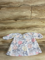 Handmade Hydrangeas Blouse Light Blue sz 12-18m