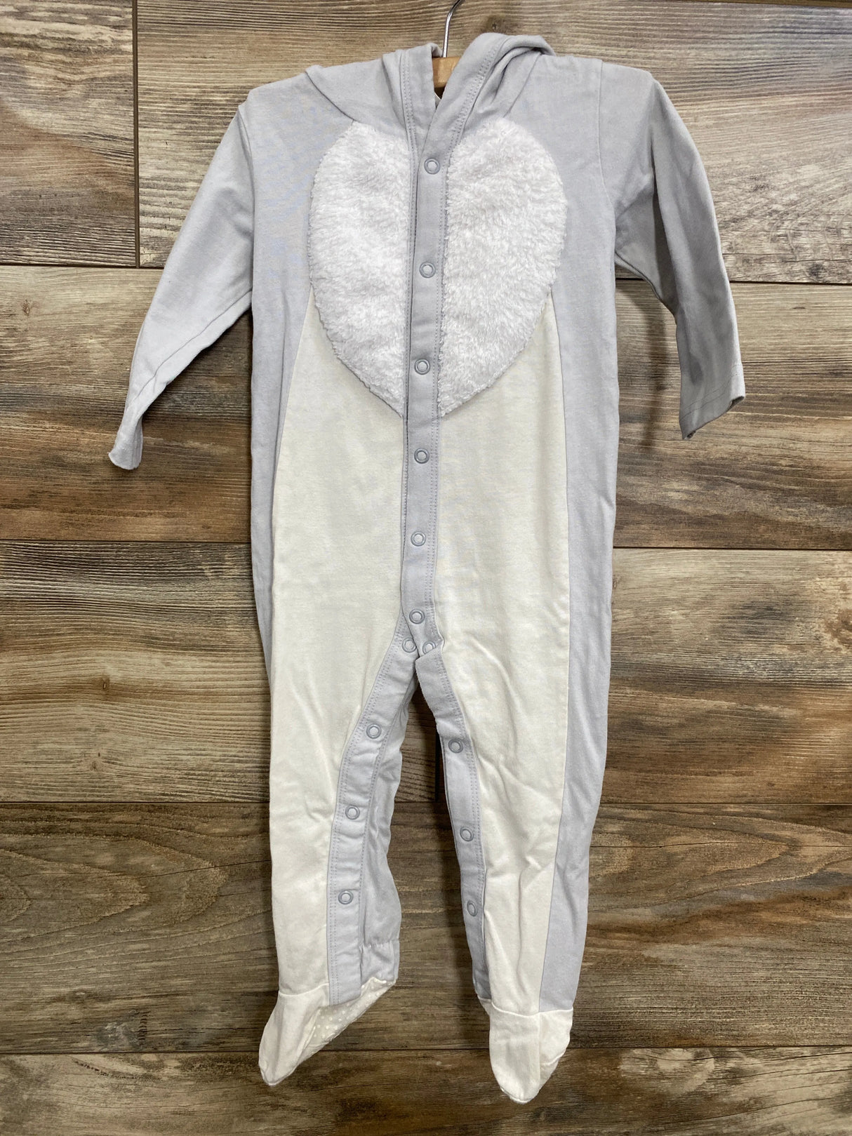 Disney Store Thumper Bambi Hooded Coverall Grey sz 6-12m