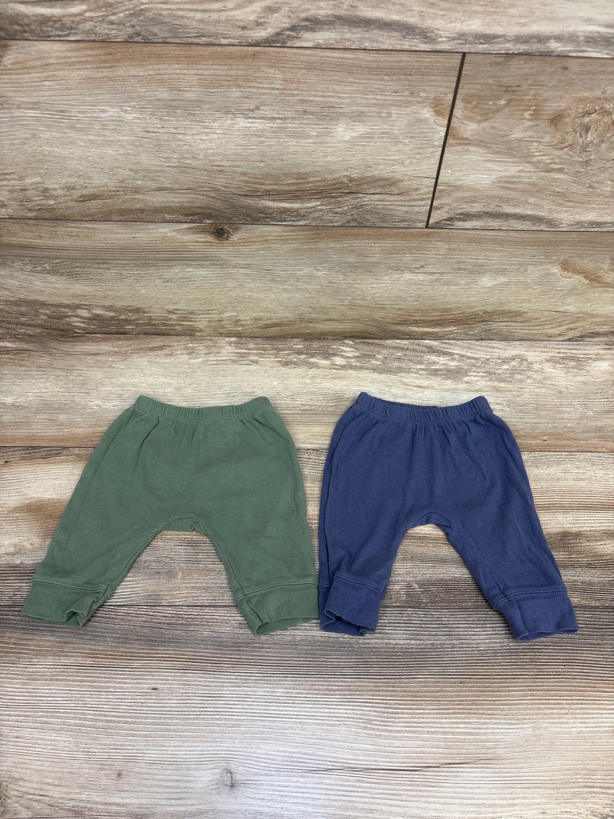 Cloud Island 2pk Pull On Pants Blue/Green sz 0-3m