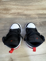 Air Jordan 1 Mid SE TD 'Red Black Toe' Sneakers sz 4c