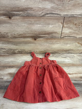 Bonnie Baby Cord Tank Dress Rust sz 24m