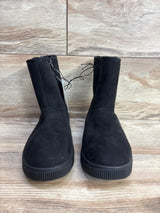 NEW Cat & Jack Holland Shearling Style Boots Black sz 4Y