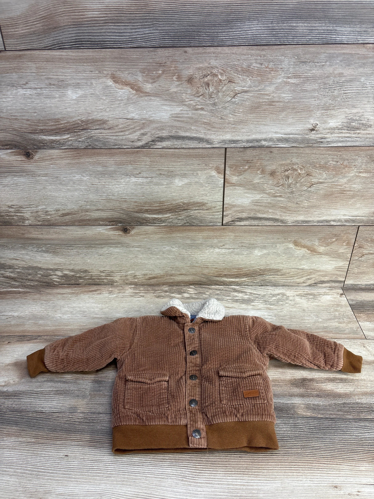 7 For All Mankind Cord Button Up Jacket Brown sz 12m
