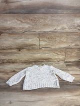 OshKosh Knit Pullover Sweatshirt White sz 18m