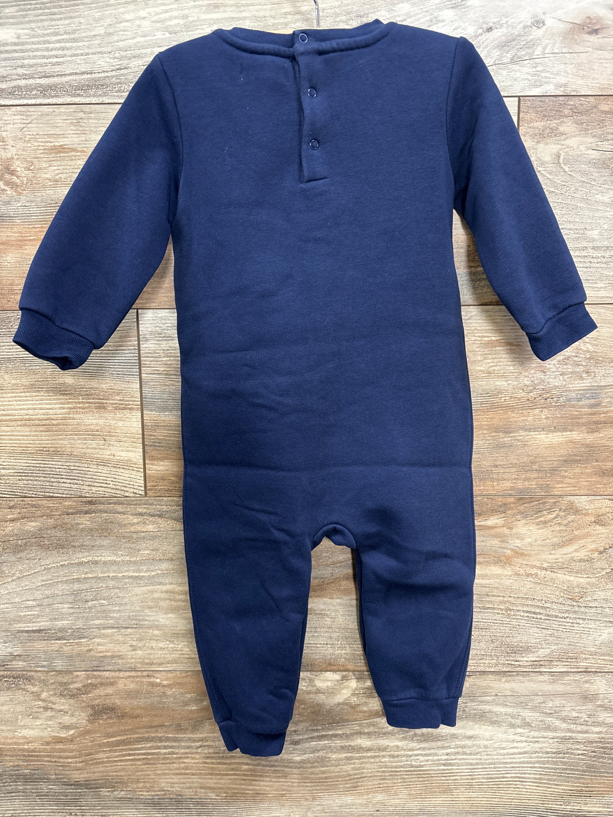 Ralph Lauren Polo Bear Fleece Coverall Navy sz 12m