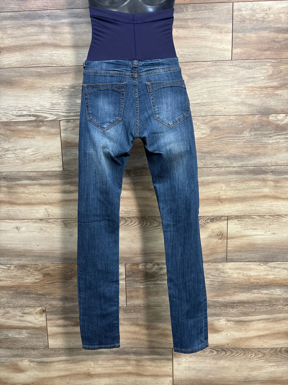 Pink Blush Maternity Distressed Jeans Navy sz XXS
