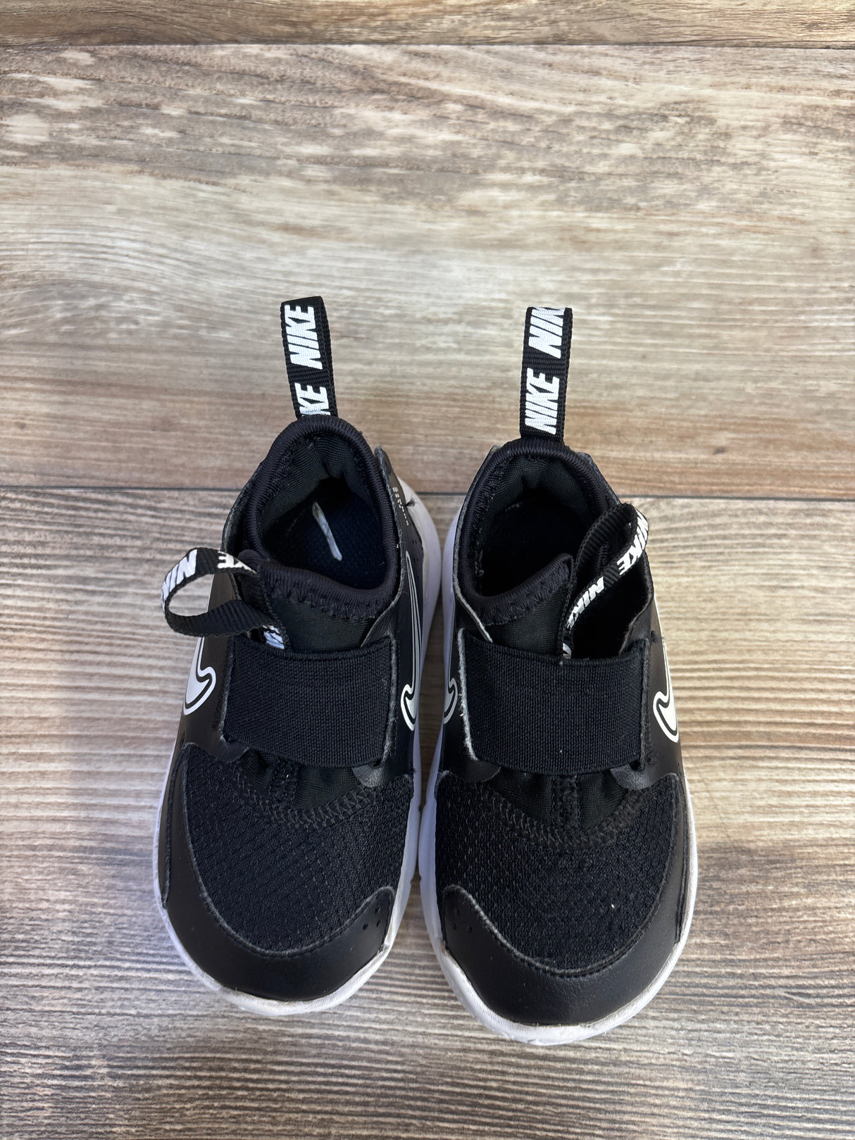 Nike Flex Runner 3 TD 'Black White' Sneakers sz 6c