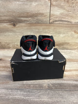 Air Jordan 6 Rings TD 'Black White Red' Sneakers sz 4c