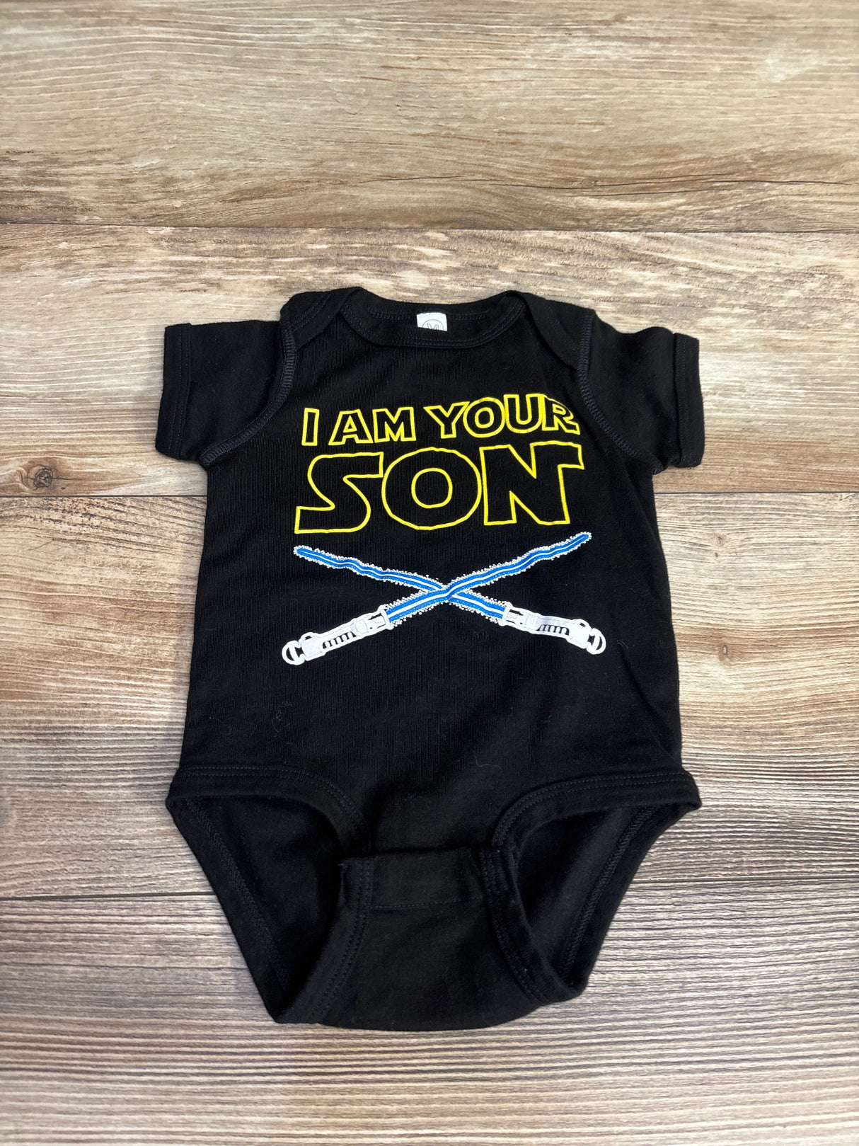 Rabbit Skins I Am Your Son Bodysuit Black sz 12m