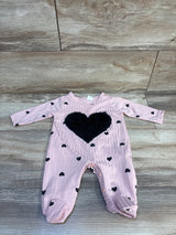 Shein Ribbed Textured Coverall Pink sz 0-1m