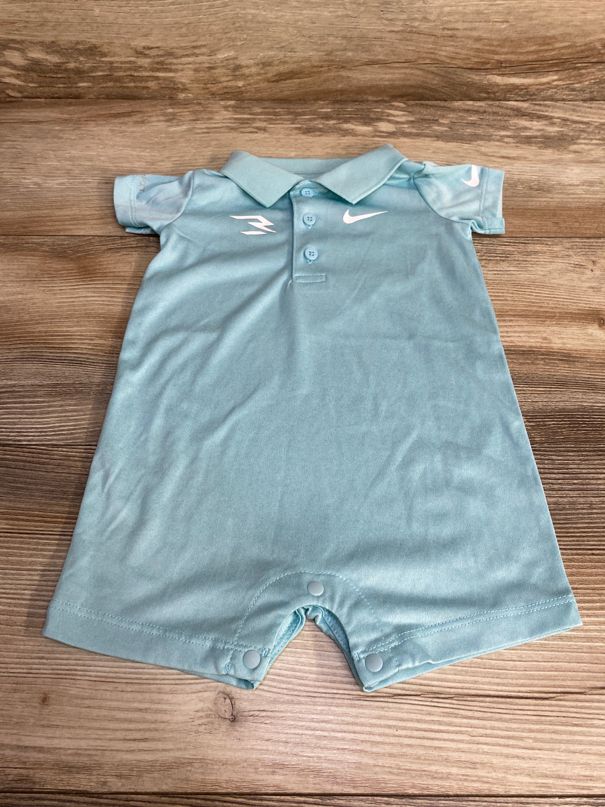 Nike 3 Brand Polo Shortie Romper Blue sz 9m