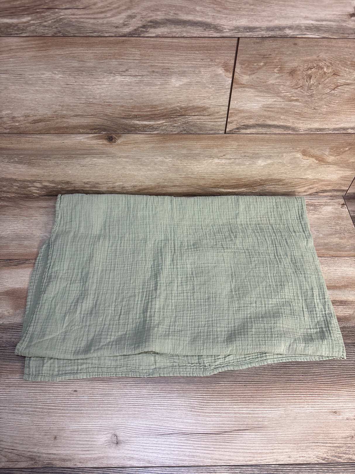 MOZAH Organic Muslin Swaddle Blanket Green
