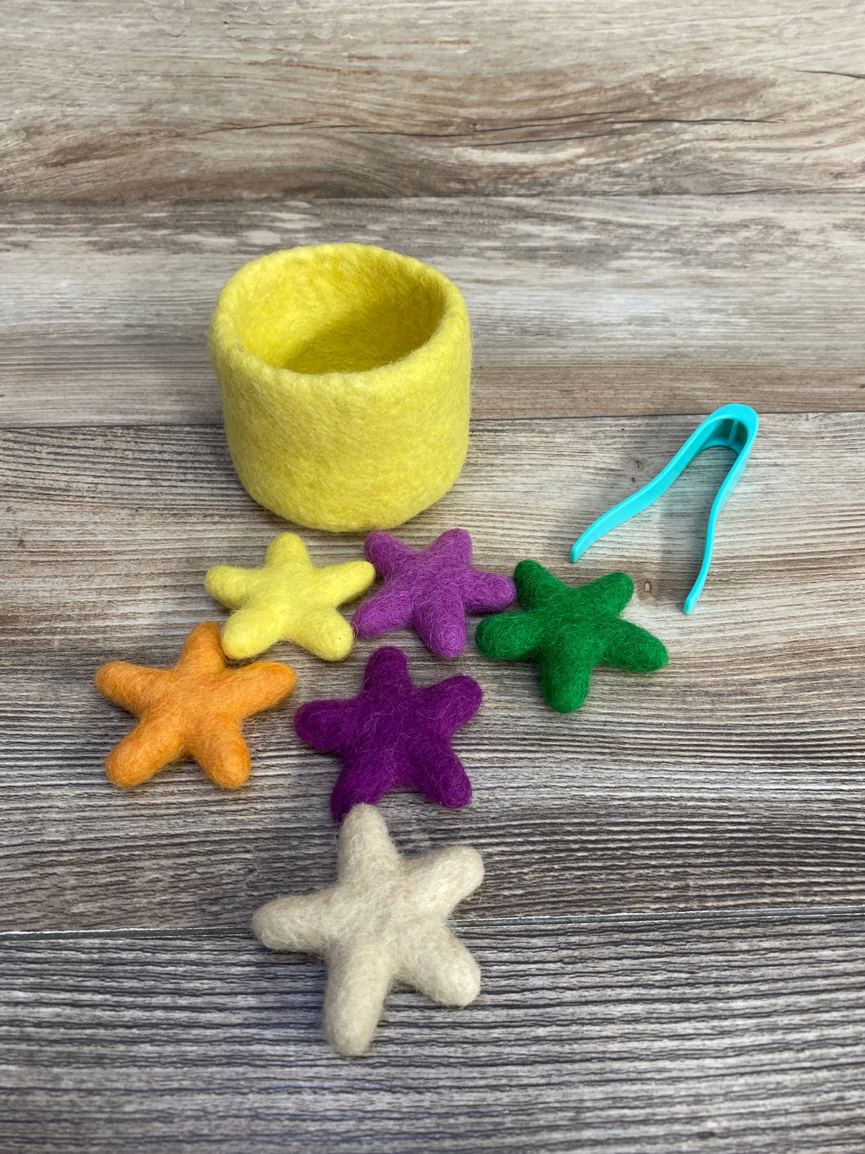 Lovevery Transfer Tweezers & Felt Stars
