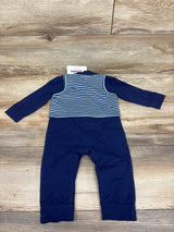 NEW PatPat 2pc Vest & Suit Coverall Blue sz 6-9m