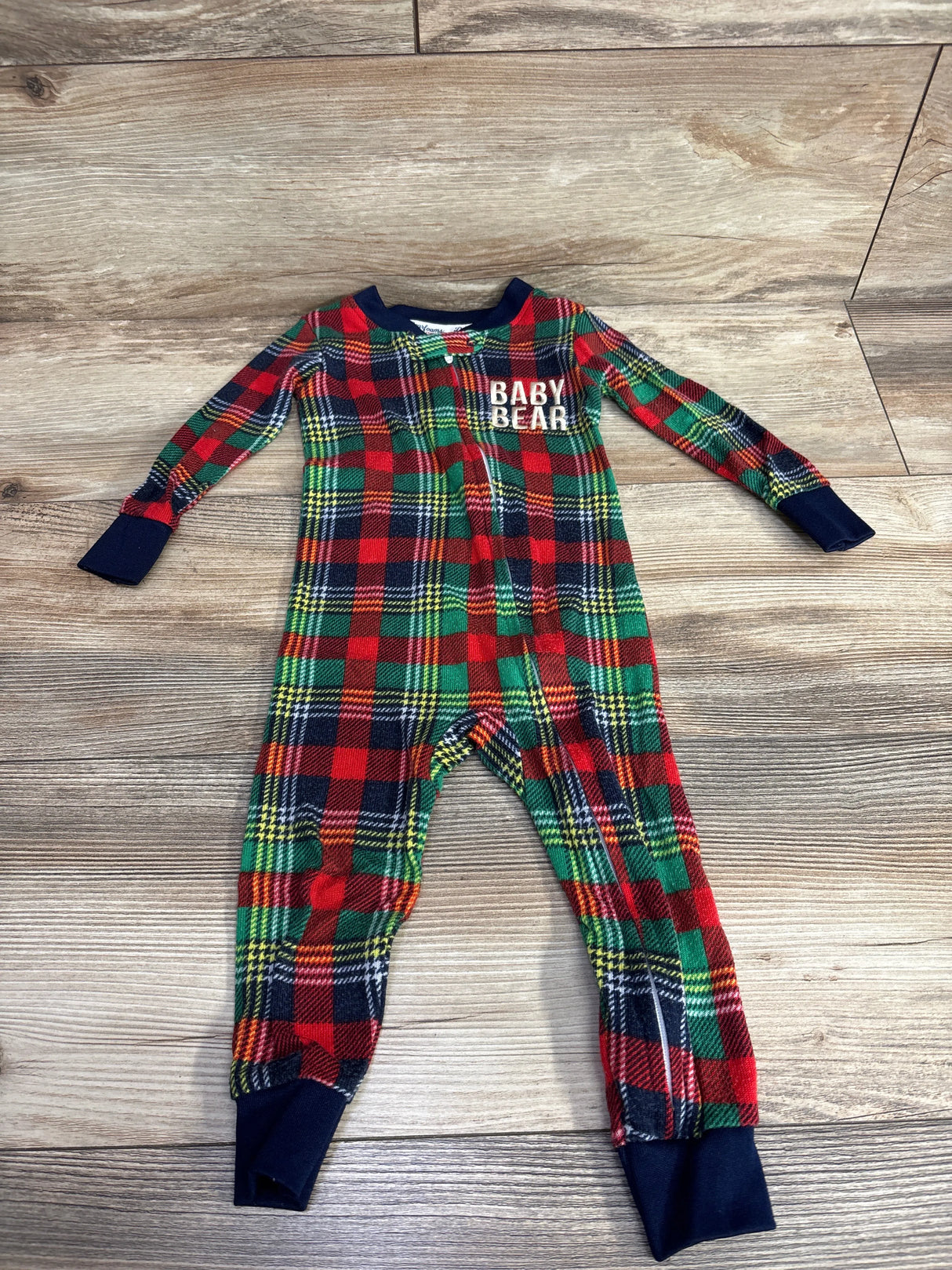 Dearfoams Plaid Baby Bear Sleeper Multicolored sz 18m