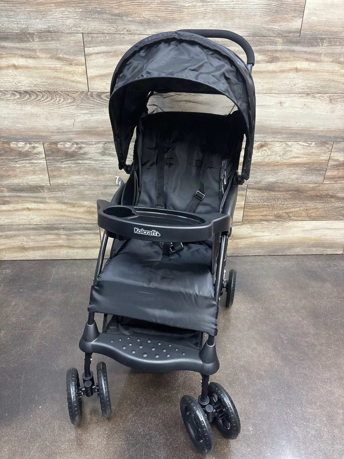 Kolcraft Cloud Premier Lightweight Stroller in Black