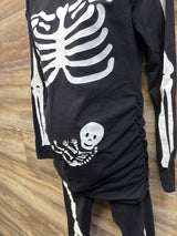 Motherhood Maternity 2pc Skeleton Shirt & Leggings Set Black sz Medium