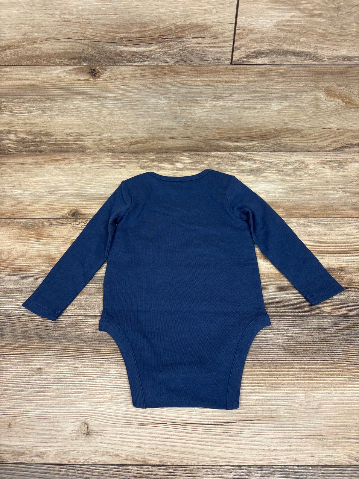 NEW Baby Gap Long Sleeve Bodysuit Blue sz 12-18m