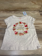 NEW Cat & Jack Love Makes A Family Shirt Oatmeal sz 5T